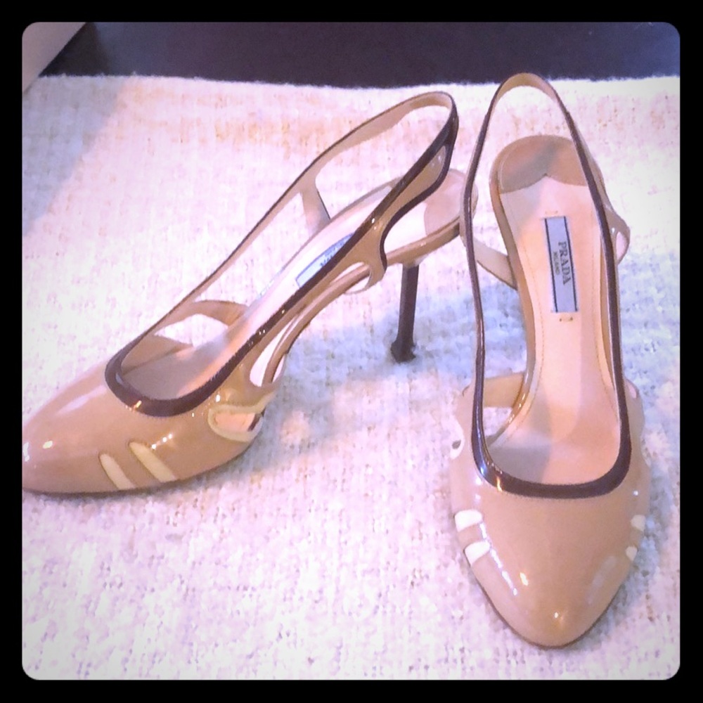 Prada Calzature Donna Vernice Classic